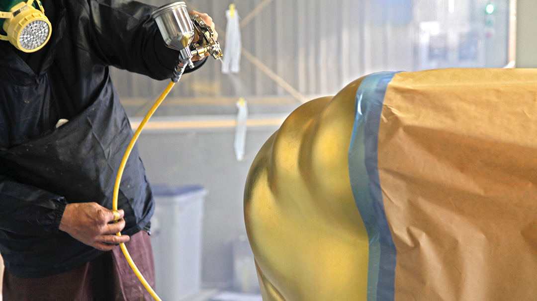 塗装・金箔貼り